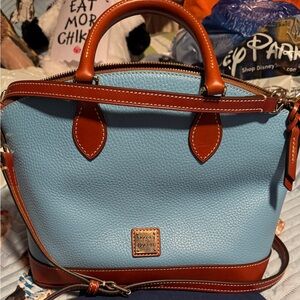 Dooney & Bourke Light Blue Satchel